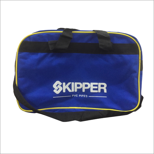 Blue And Yellow Printed Duffel Bag