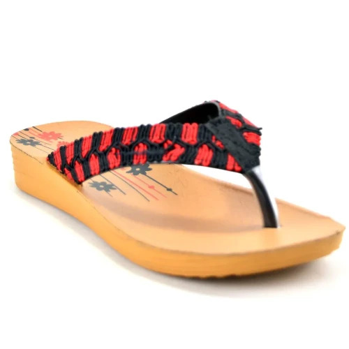 Ladies Fancy Slipper - Polyurethane Material, Sizes 4-8 inches, Multiple Color Options | Soft, Comfortable Fit, Attractive Alluring Patterns