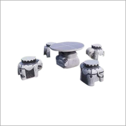 Stone Garden Table Set