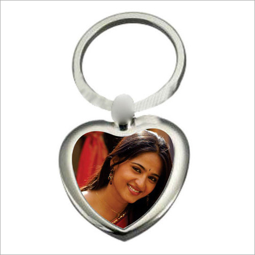 Metal Heart Key Chain