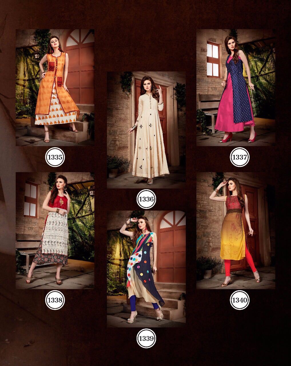 Multi Color Light Weighted Kurtis