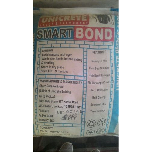 Construction Block Jointing Adhesive - Color: White
