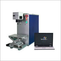 Portable Fiber Laser Marking Machine Engraving Area: 300 Square Millimeter (Mm2)