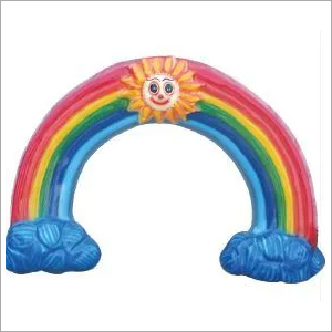 पार्क रेनबो फाइबर वॉल कट आउट डस्टबिन