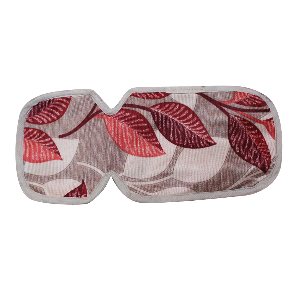 Pink Big Leaves Design Refrigerator Handle Cover