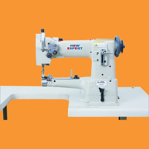 White Cylinder Cutting Sewing Machine