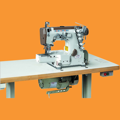 White Cylinderbed Interlock Sewing Machine