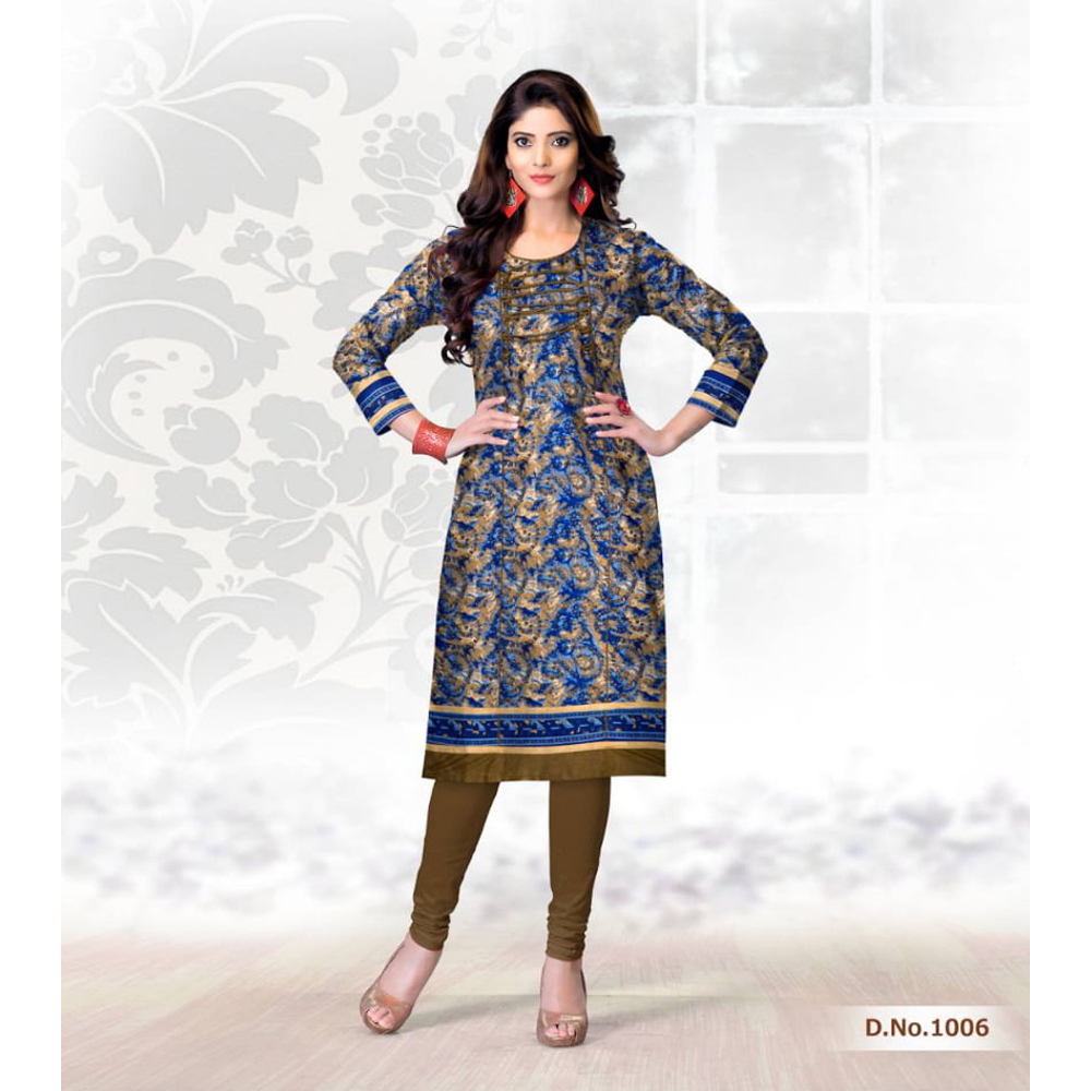 Multi Colour Cotton Kurtis
