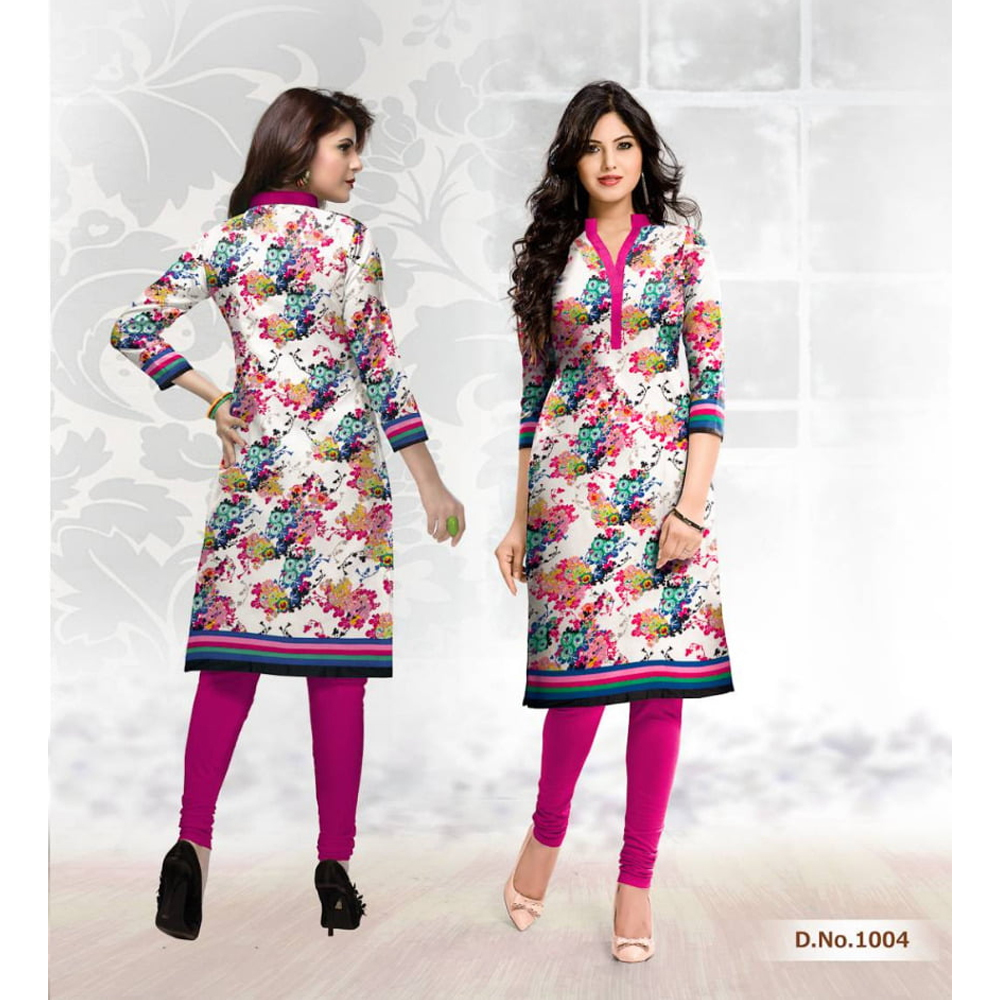 Multi Colour Cotton Kurtis