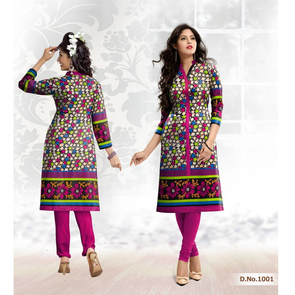 Multi Colour Cotton Kurtis