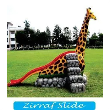 Kids Giraffe Slides - Fibreglass Material, Age Group 3-8 Years | Fun Sliding and Climbing Experience for One Child