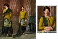 Mustard Shop Readymade Rayon Patiyala Suit