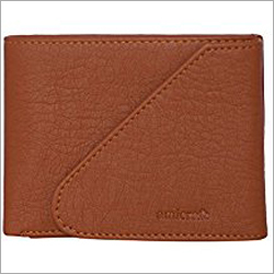 Amicraft Tan Bi-Fold सिंथेटिक लेदर पुरुषों का बटुआ
