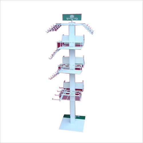 Belt,Wallet & Shocks Display Stand - Color: White