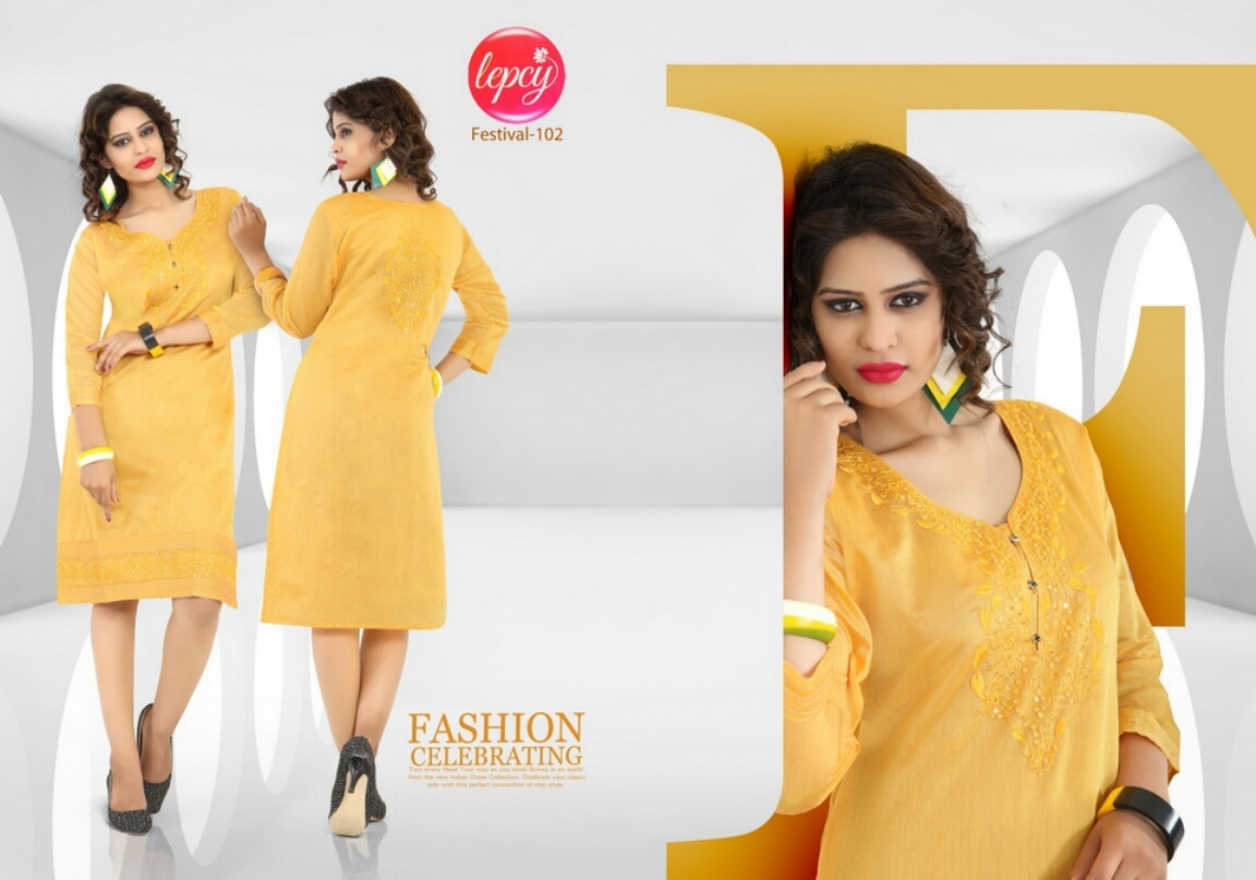 Fancy Silk Kurti - Banaras Kora Fabric With Cotton Inner, 3/4 Sleeves, L Xl Xxl Sizes, Plain Terquoise Color