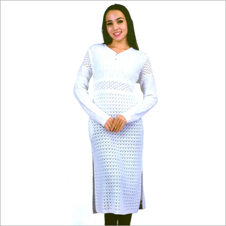 White Woolen Kurtis