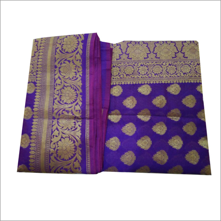 महिलाओं के बैंगनी कांचीपुरम साड़ी