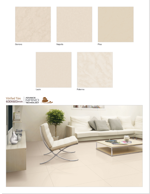 Beige Nano Polished Vitrified Tiles
