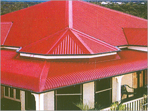 रंगीन कोटेड छत प्रणाली