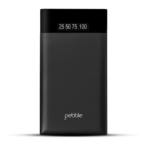 पेब्बल ली-पॉलिमर 15000mAh पावरबैंक