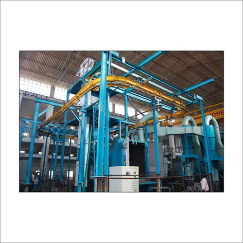 Close Loop Hanger Type Shot Blasting Machine