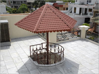 FRP खापरैल छतरी (झोपड़ी)