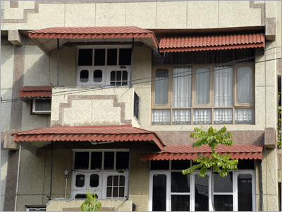 FRP खपरैल विंडो शेड MS फ्रेम के साथ