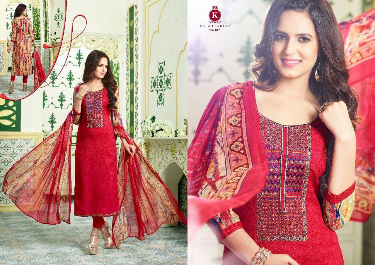 Pashmina Fabric Salwar Kameez With Embroidary Work