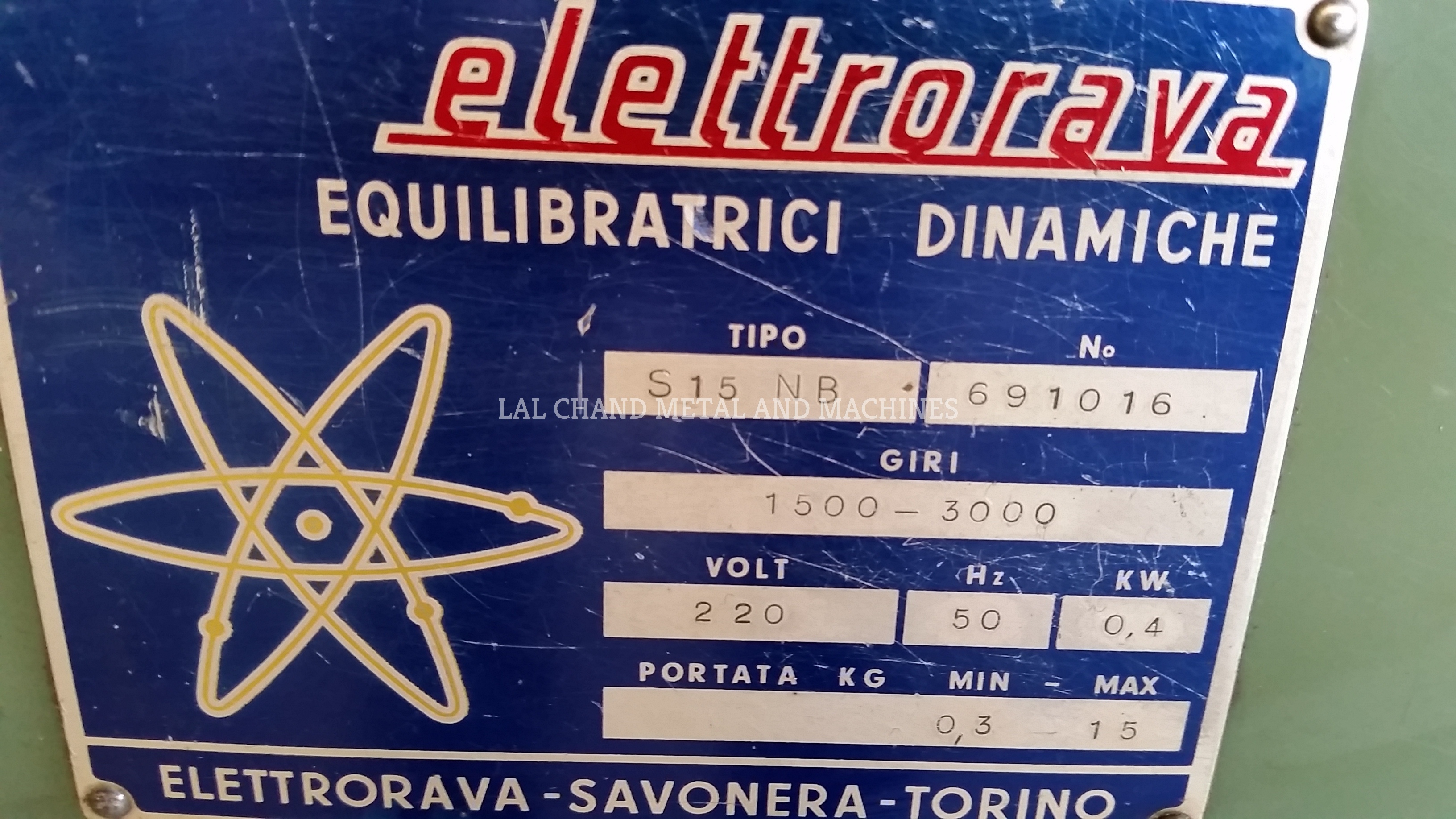 Elettrorava Balancing Press