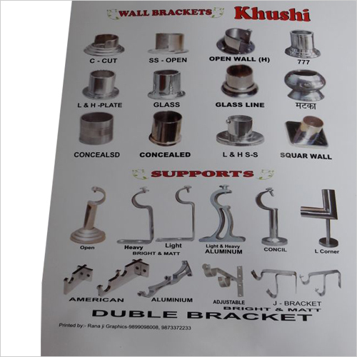 Curtain Wall Brackets - Stainless Steel, Length 50.8-152.4 mm | Hassle-Free Installation, High Weight Bearing Capacity