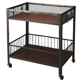 Industrial Wooden Trolley - Premium Quality Wood & Iron | Efficient Component Transportation Solution