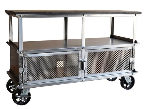 Industrial Wooden Trolley