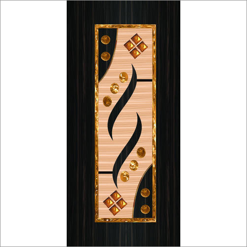 Chemical Door Print - 70 gsm Density, Glossy Finish | Non-Dust, Vibrant Floral Patterns for All Door Types