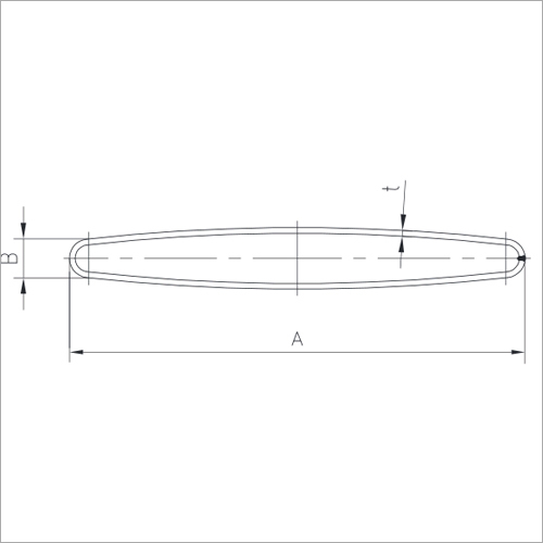 Flat Oval Aluminum Radiator Tubes