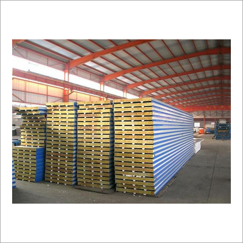Corrugated Sandwich Panel - Steel, 30-150mm Thickness, Silver | Lightweight, Waterproof, Insulation, Soundproof, Fire Resistant, Eco-friendly