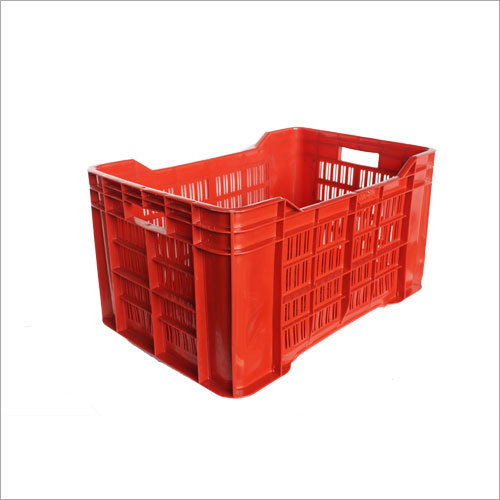 Red Plastic Vegetable Crates
