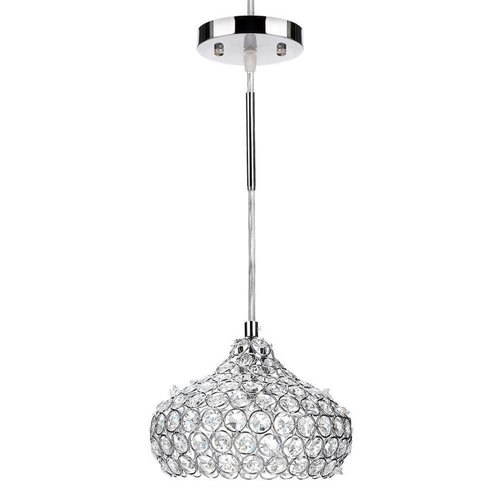 गैरेन सिंगल 1 लाइट वाइन कप डिज़ाइन मॉडर्न क्रिस्टल पेंडेंट