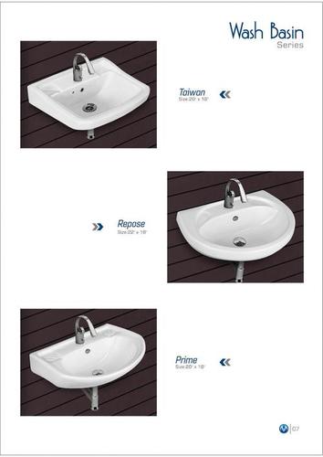White Ceramic Wash Basin