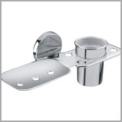 एसएस साबुन और ब्रश धारक