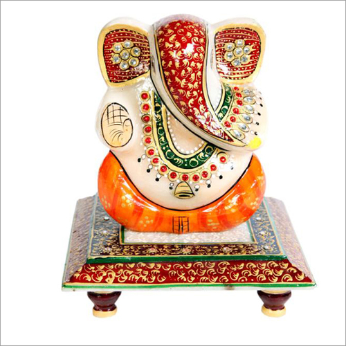 भगवान गणेश पॉलिश संगमरमर की मूर्ति