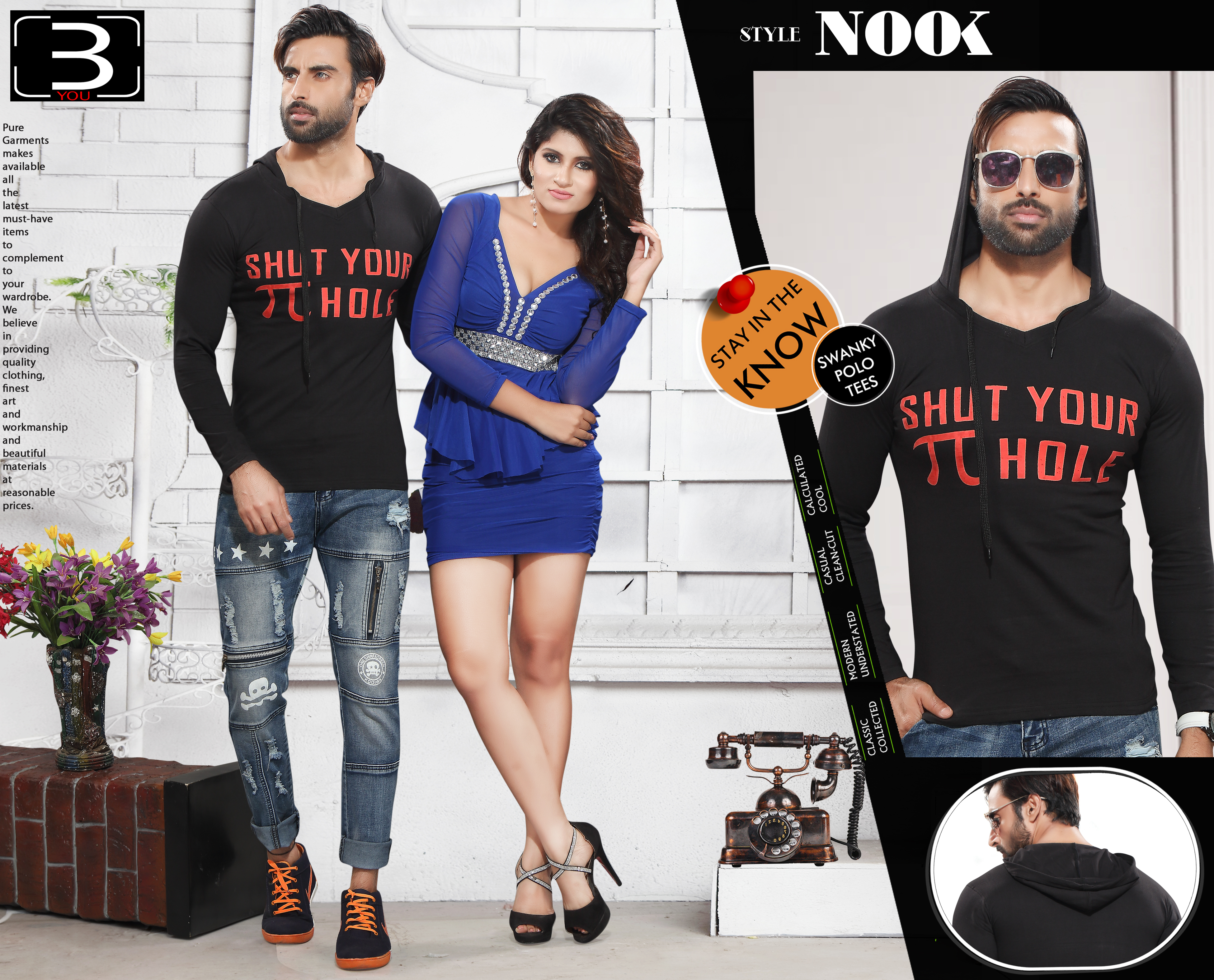 Men Hood T- Shirts
