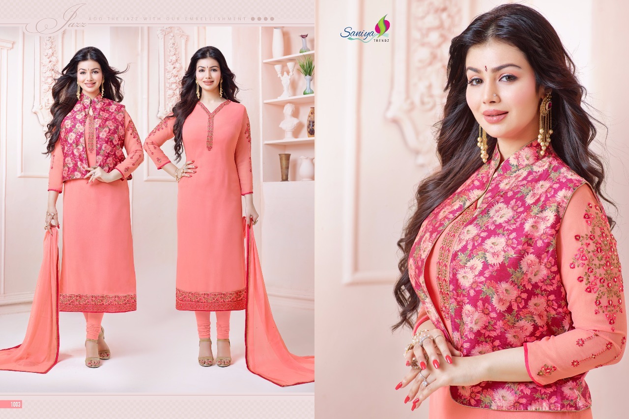Fox Georgette With Handwork