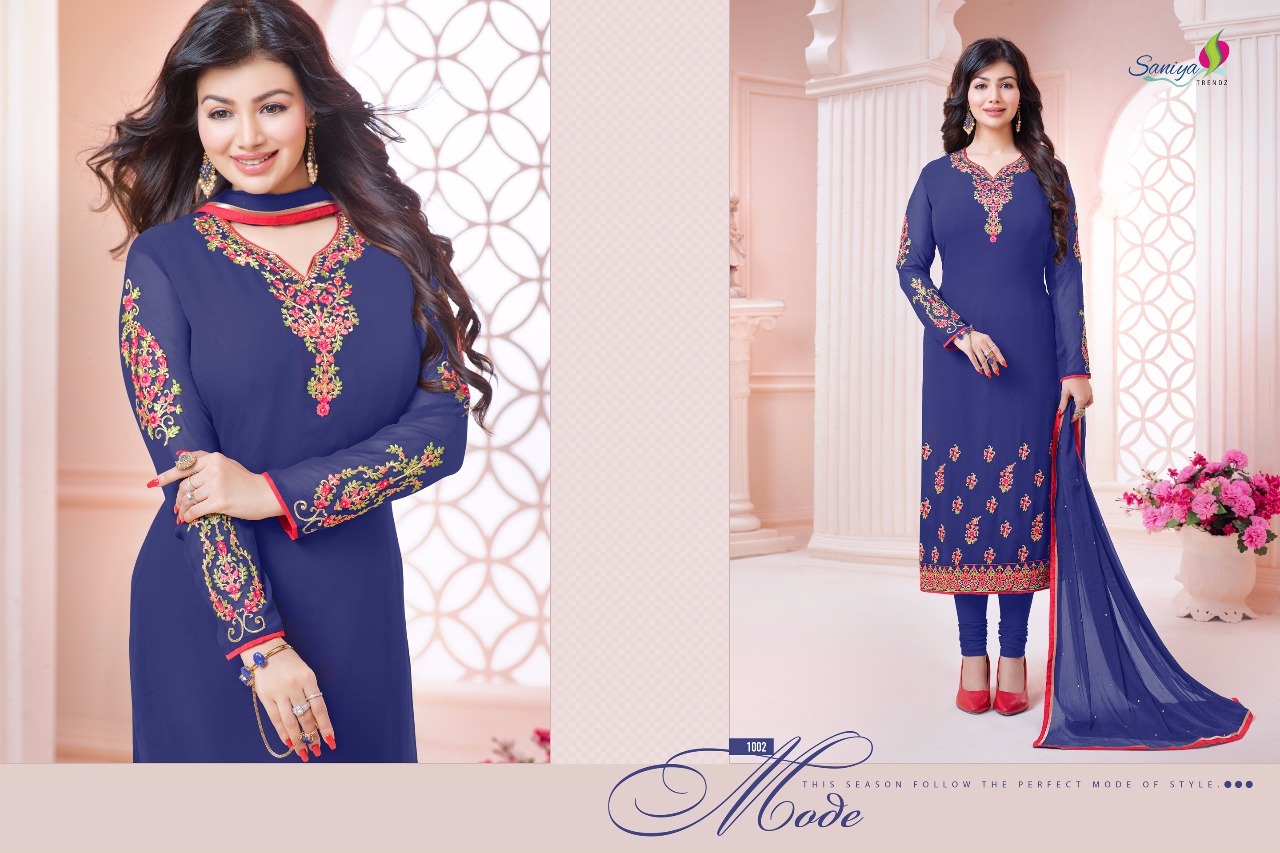 Fox Georgette With Handwork