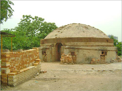 इंटों का उत्पादन यार्ड