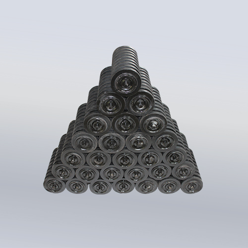 Impact Idlers - High-Quality MS/SS/HDPE/PP Material, 60-220 MM Diameter, Rugged Strand and Base, Enhanced Impact Absorption