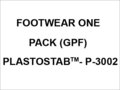 फुटवियर वन पैक (GPF) प्लास्टोसटैब -P-3002