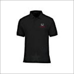 Mens Casual T-Shirt - 100% Cotton, S-XXL, Black | Polo Collar, Soft Fabric, Breathable, Comfortable Fit