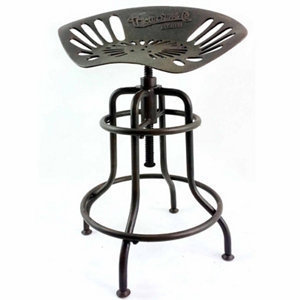 Iron Tractor Seat Stool