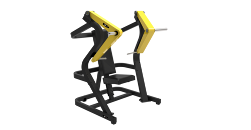 Chest Press - Steel, 1600x1200x1715 mm, Black | Chest Workout, Strength Building, Muscle Growth, Durable Design, Easy Adjustment, Compact Design