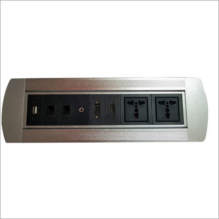Hydraulic Pop Up Box Available In Silver And Black With 2 Power 2lan Hdmi Vga Audio And Usb Application: Good